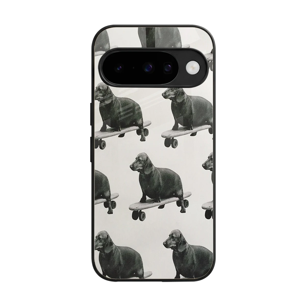 Pup Skater back phone cover | glass case for google pixel 10