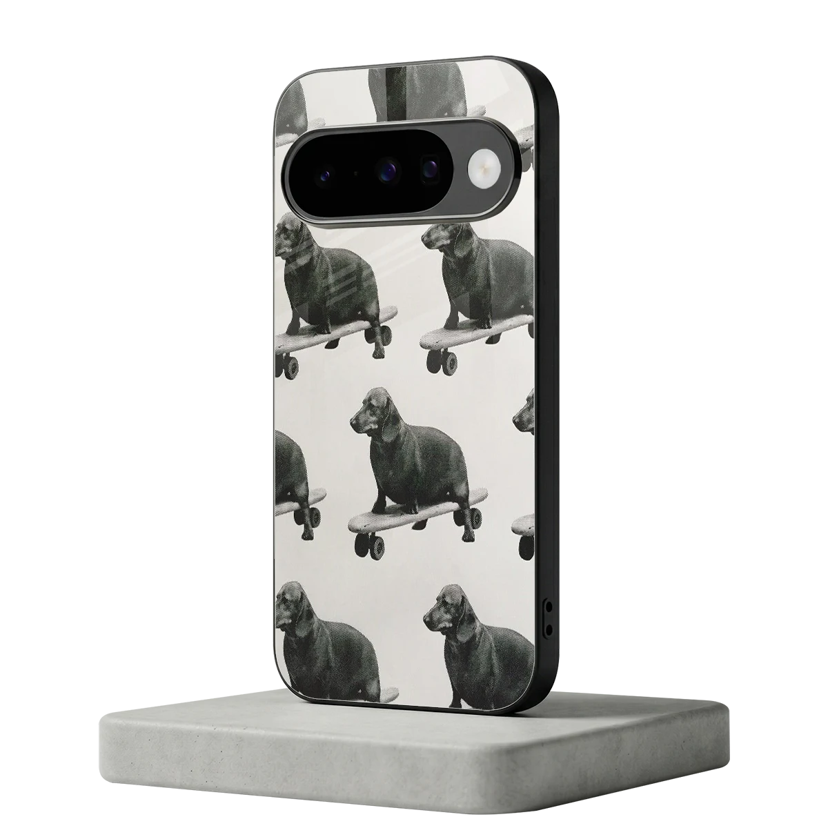 Pup Skater google pixel 10 mobile cover | shockproof glass phone case