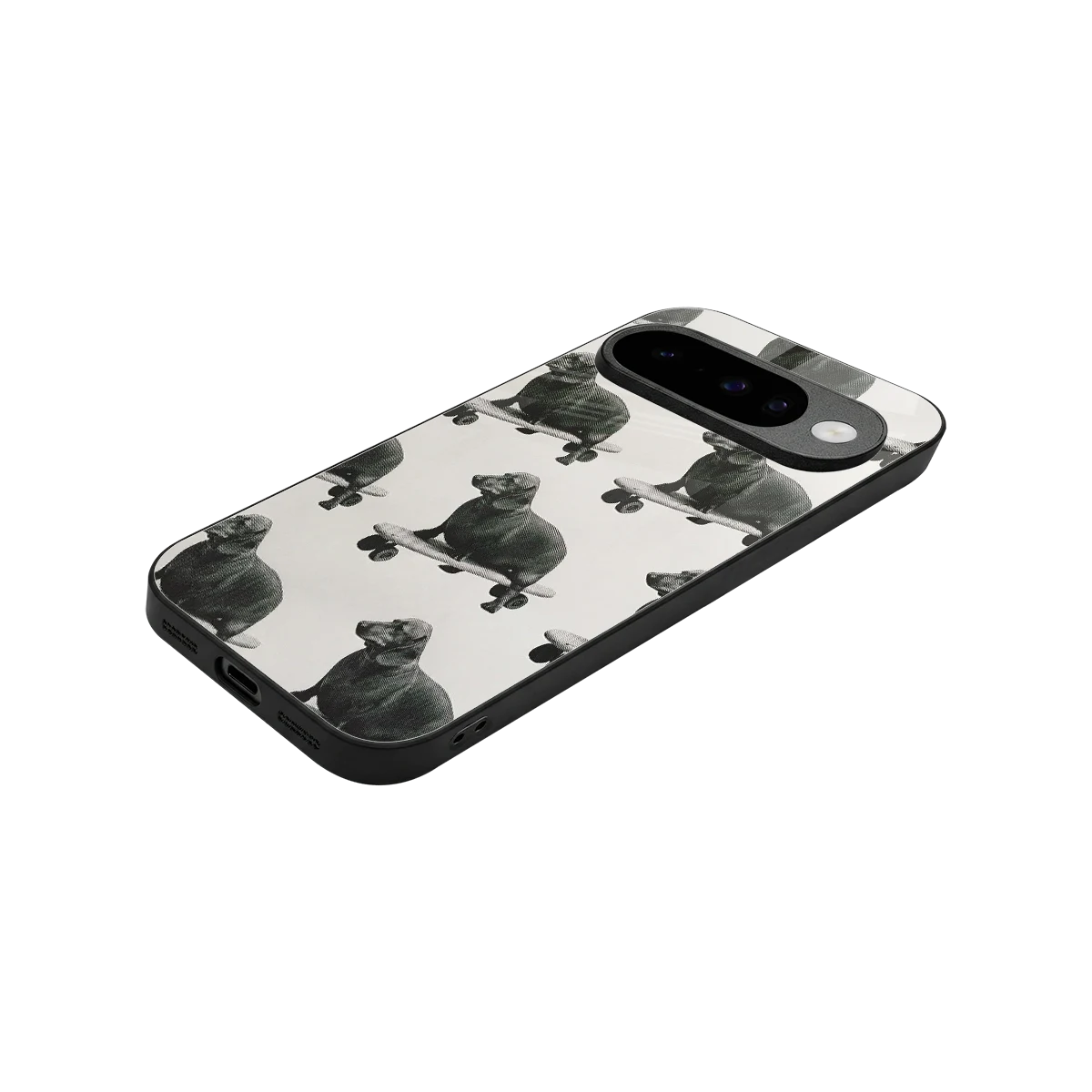 Pup Skater stylish phone case for google pixel 10 | glossy glass and slim fit