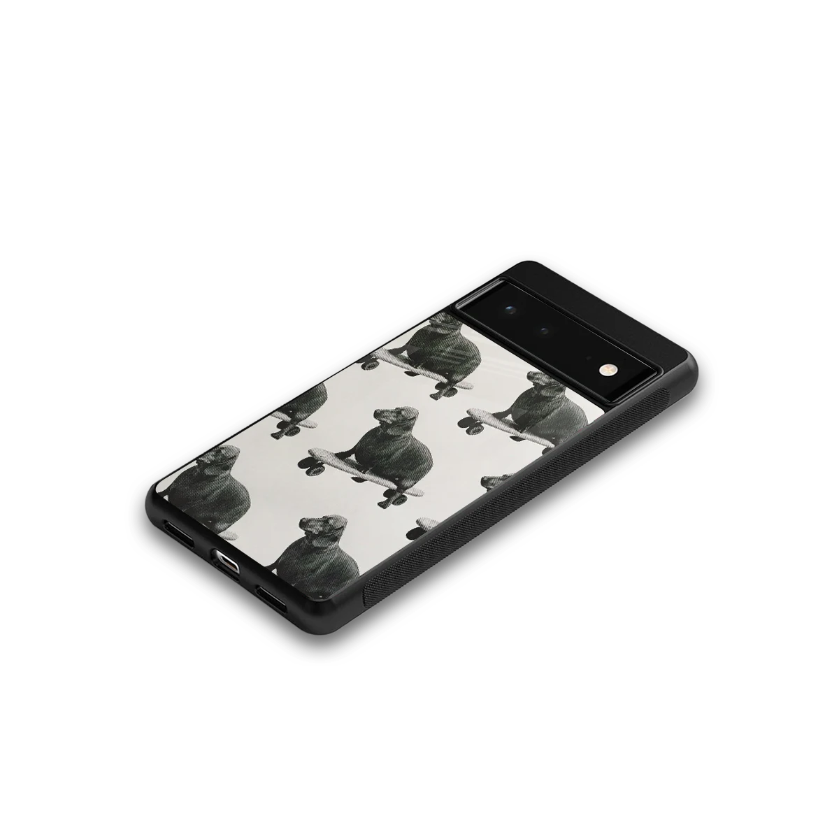 Pup Skater google pixel 6a mobile cover | shockproof glass phone case