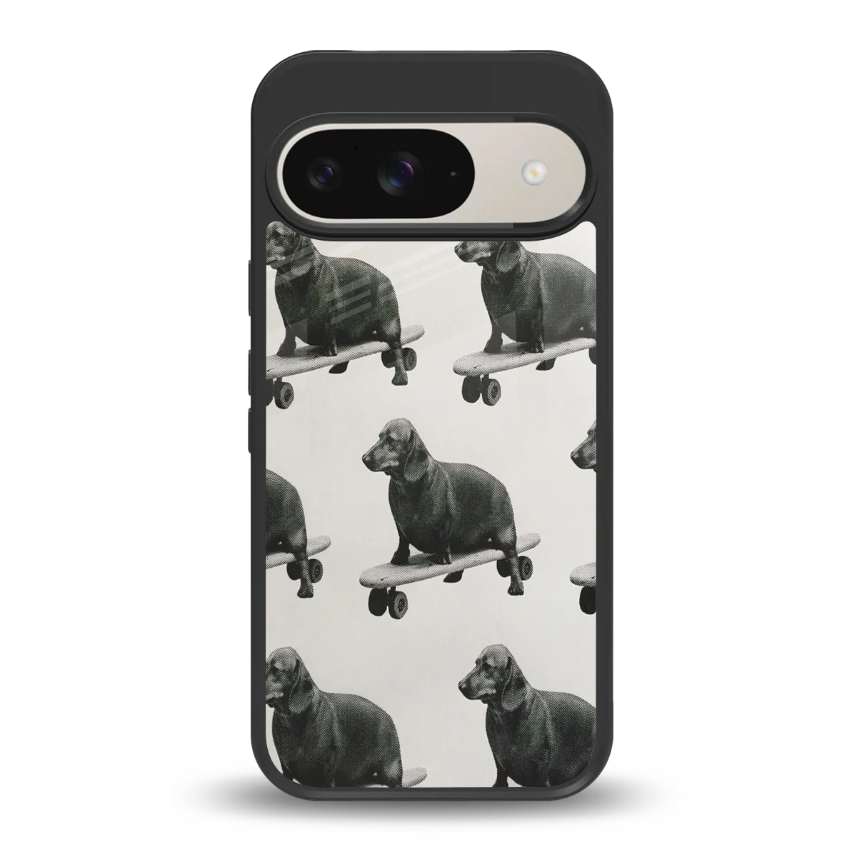 Pup Skater back phone cover | glass case for google pixel 9