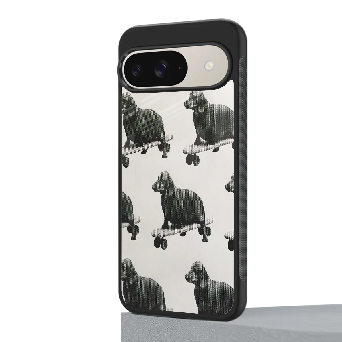 Pup Skater google pixel 9 mobile cover | shockproof glass phone case