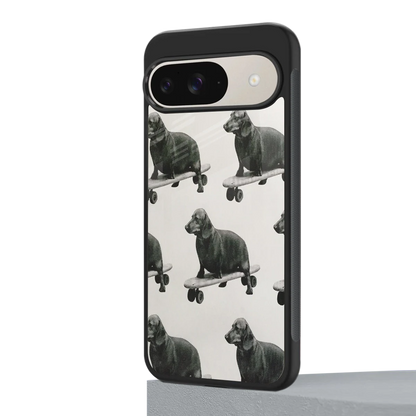 Pup Skater google pixel 9 mobile cover | shockproof glass phone case