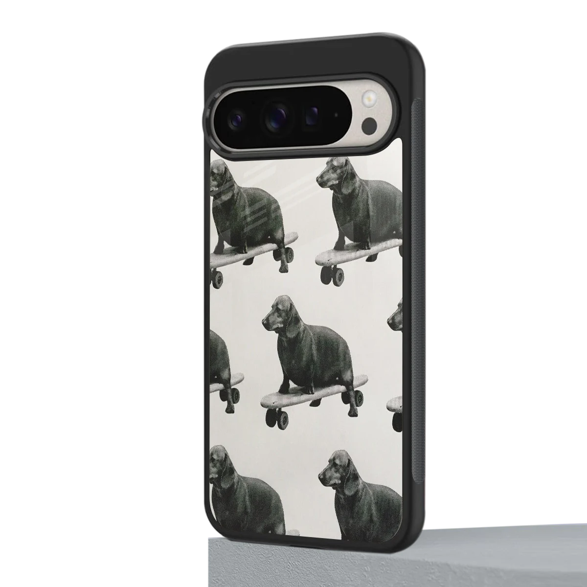 Pup Skater google pixel 9 pro xl mobile cover | shockproof glass phone case