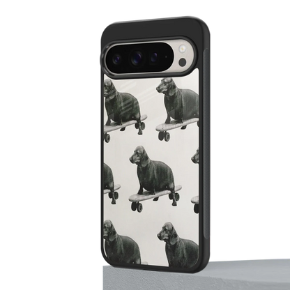 Pup Skater google pixel 9 pro xl mobile cover | shockproof glass phone case