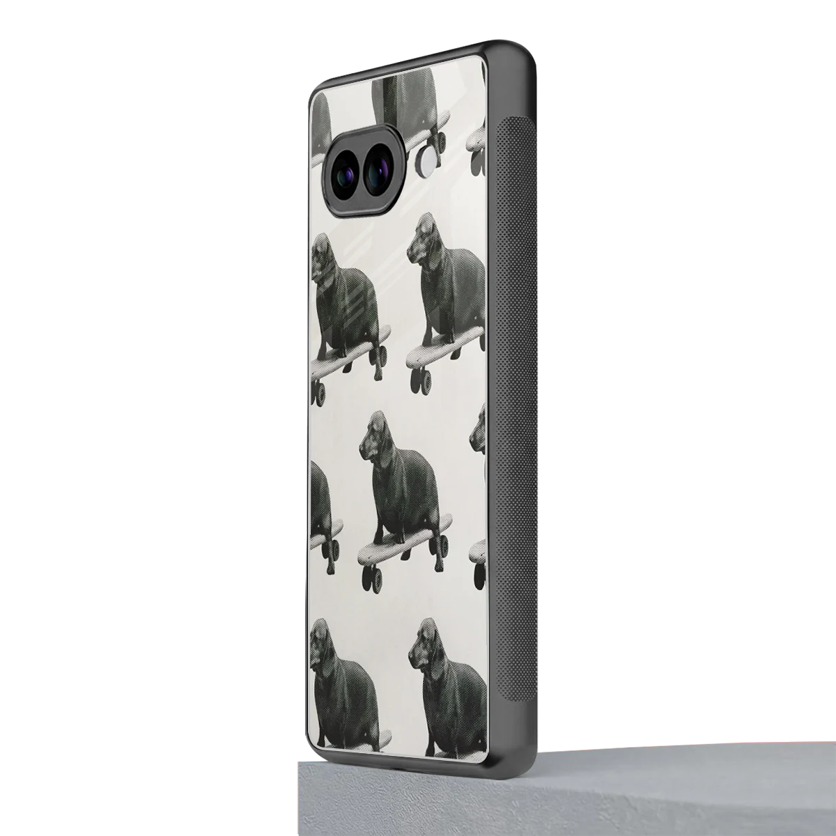 Pup Skater google pixel 10a mobile cover | shockproof glass phone case