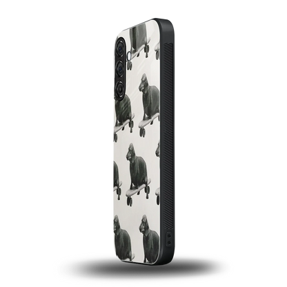 Pup Skater samsung galaxy a16 5g mobile cover | shockproof glass phone case
