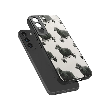 Pup Skater sleek samsung galaxy s22 cover with tempered glass back and TPU edges