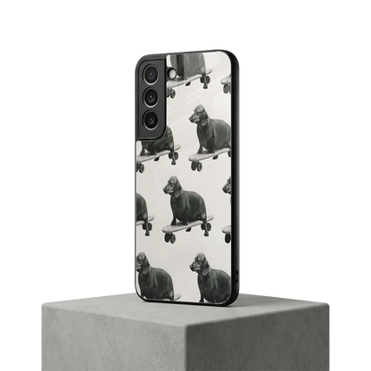 Pup Skater samsung galaxy s22 mobile cover | shockproof glass phone case