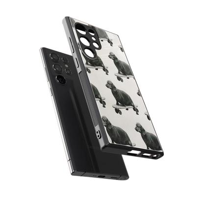 Pup Skater sleek samsung galaxy s24 ultra cover with tempered glass back and TPU edges
