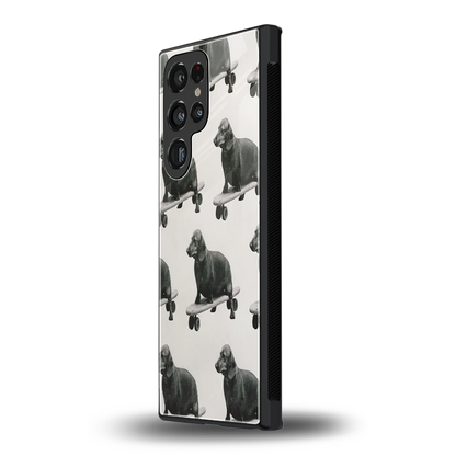 Pup Skater samsung galaxy s23 ultra mobile cover | shockproof glass phone case