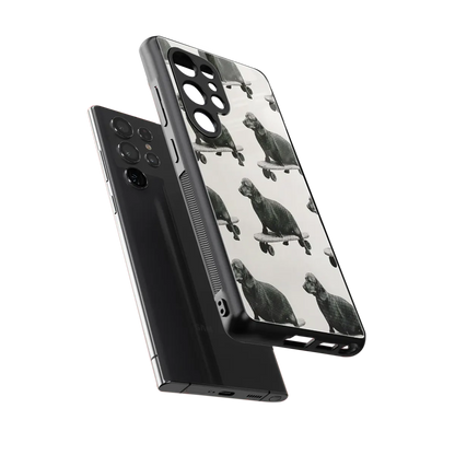 Pup Skater sleek samsung galaxy s25 ultra cover with tempered glass back and TPU edges