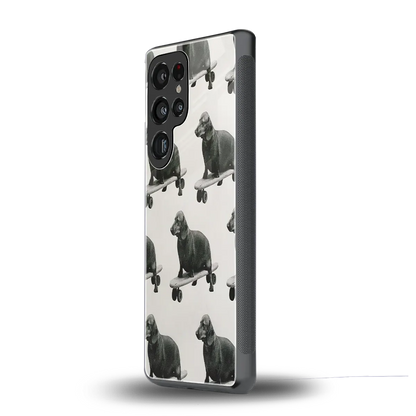 Pup Skater samsung galaxy s25 ultra mobile cover | shockproof glass phone case