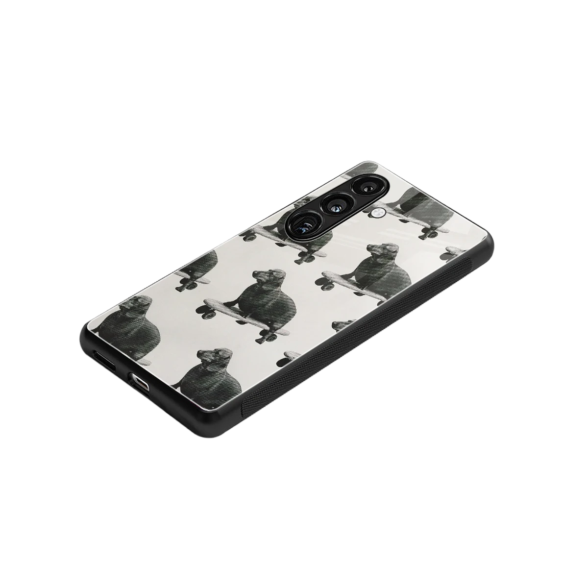 Pup Skater stylish phone case for samsung galaxy s23 plus | glossy glass and slim fit