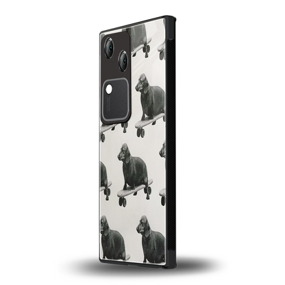 Pup Skater vivo v30 mobile cover | shockproof glass phone case