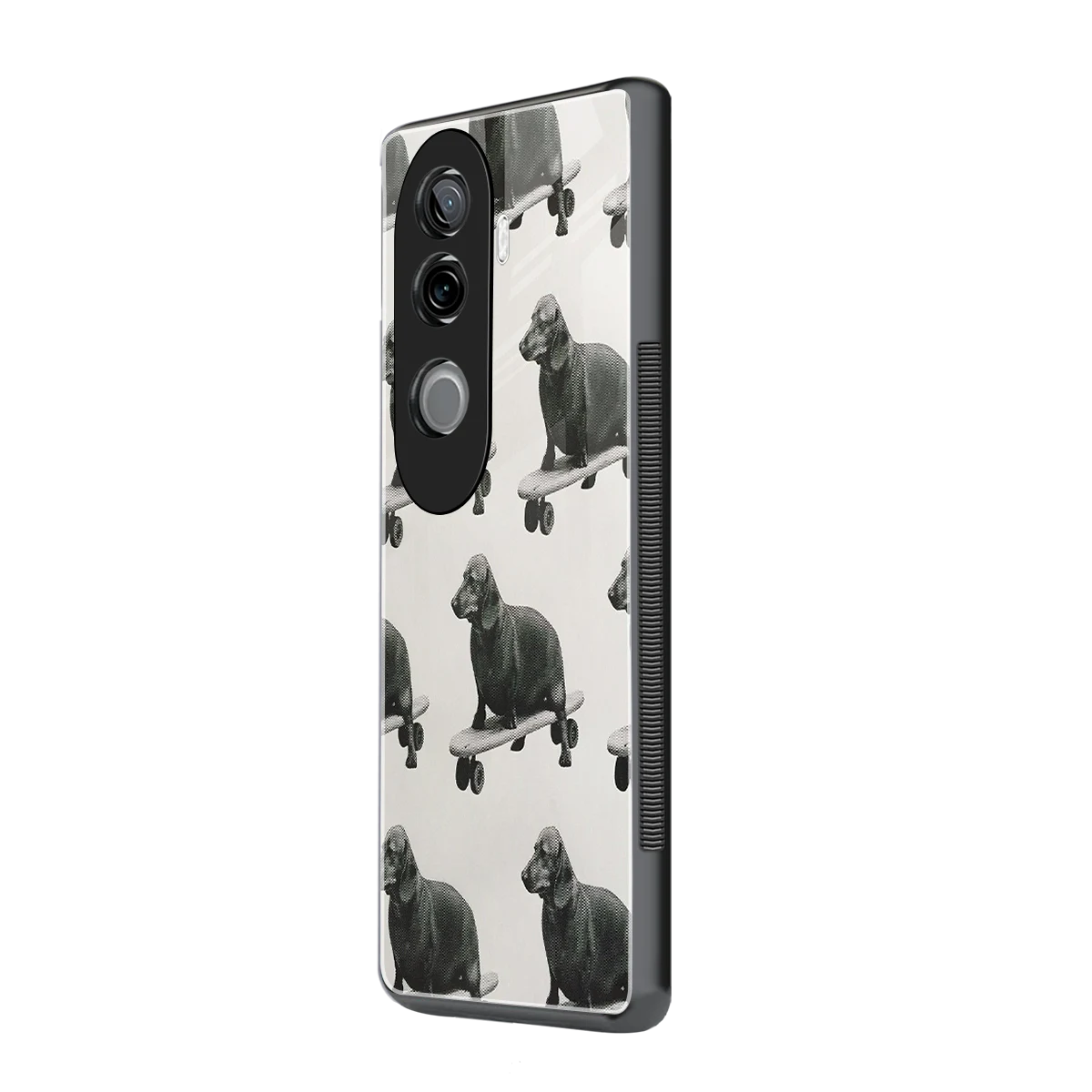 Pup Skater vivo v40e mobile cover | shockproof glass phone case
