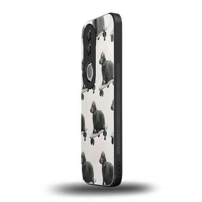 Pup Skater vivo v50 mobile cover | shockproof glass phone case