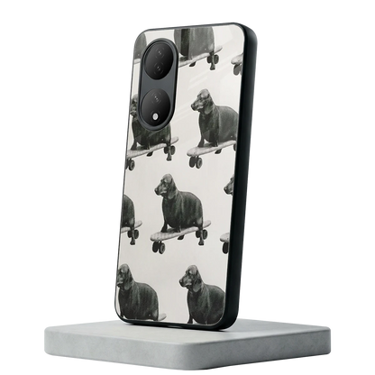 Pup Skater Vivo-y100 mobile cover | shockproof glass phone case