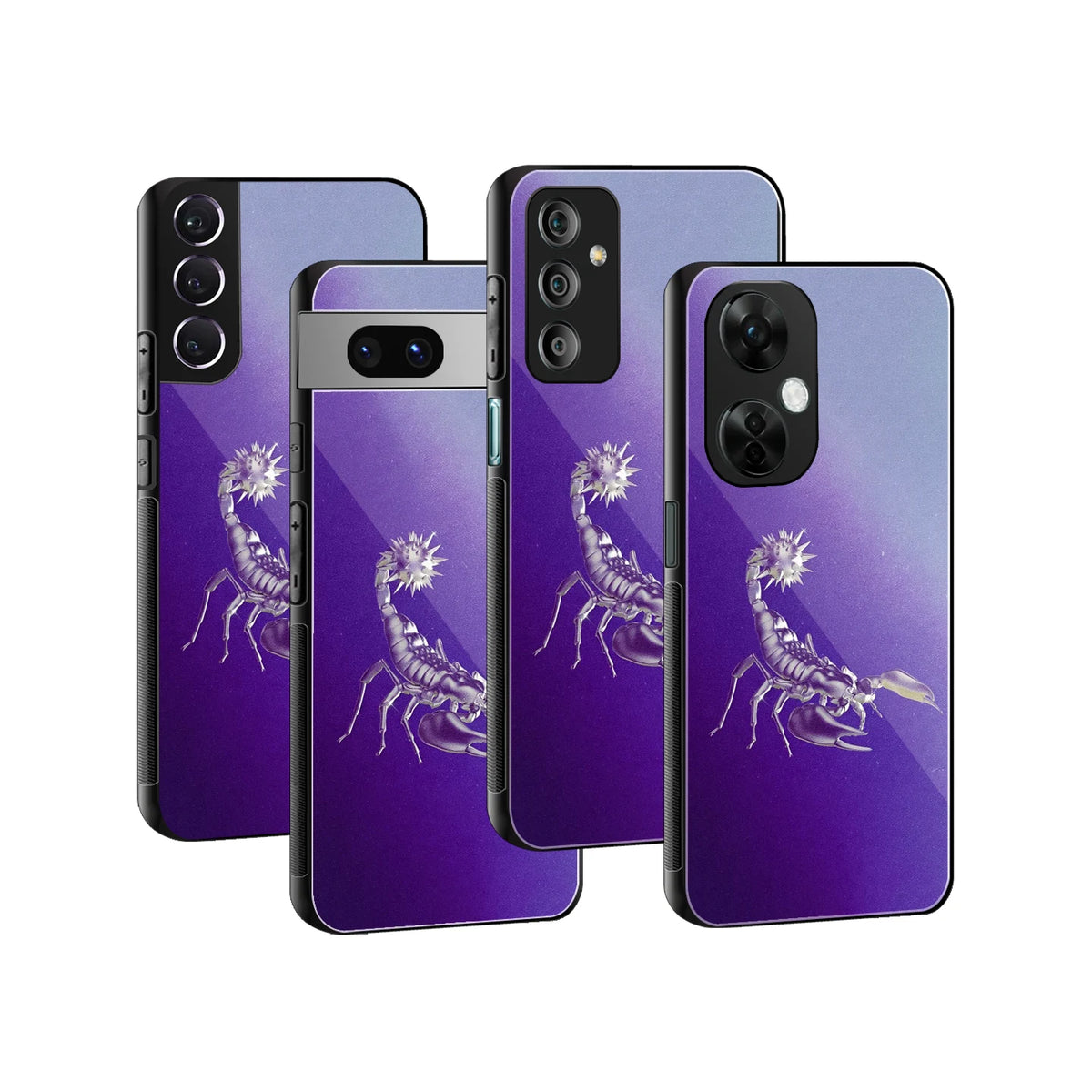 Stylish Glass Back Case for All Smartphones iPhone, Samsung, OnePlus, Pixel, Redmi, Oppo, Vivo, Motorola