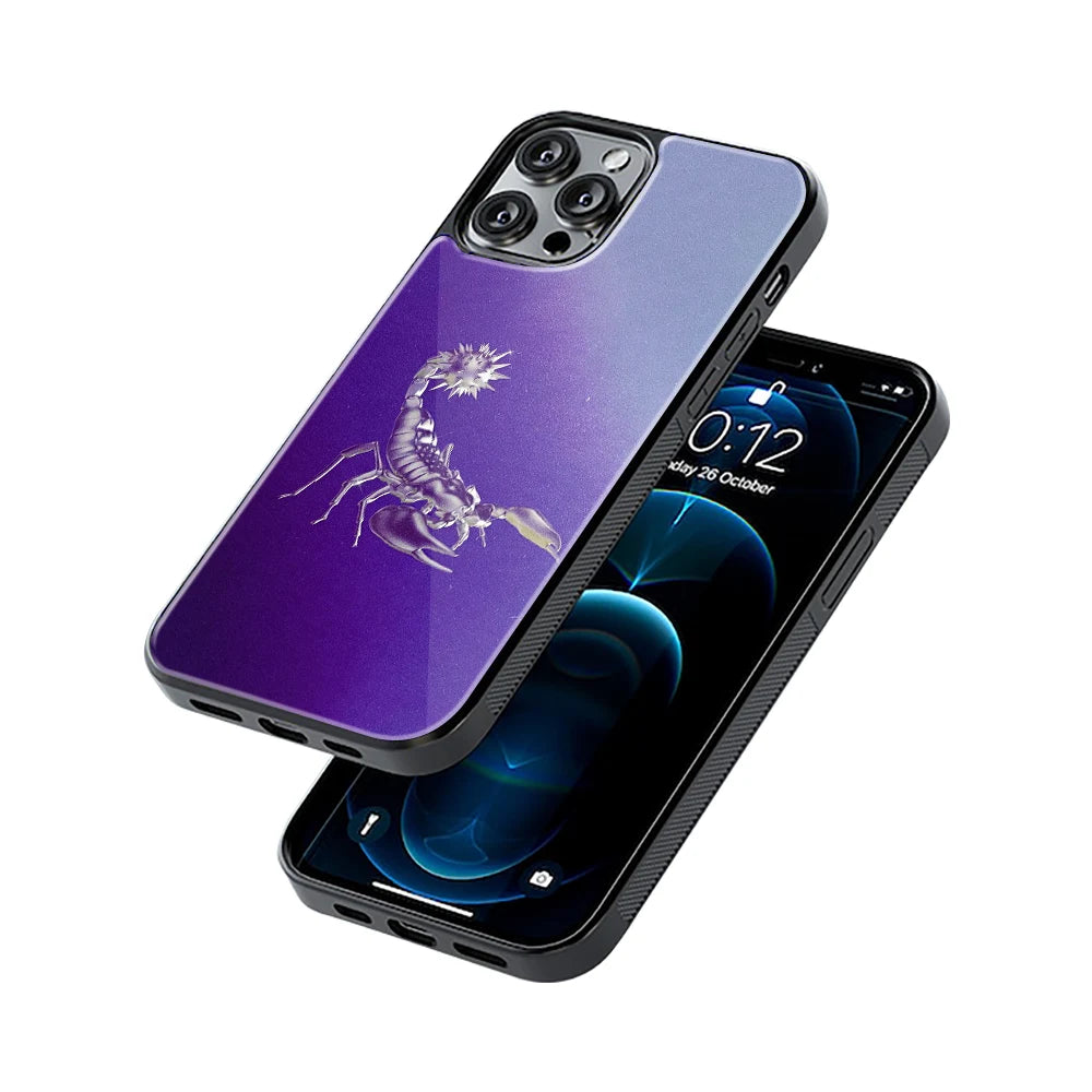 Protective Glass Back Phone Case Compatible with iPhone, Samsung, OnePlus, Pixel & More