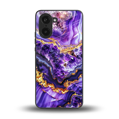 Purple Majesty back phone cover | glass case for oneplus nord ce5 5g