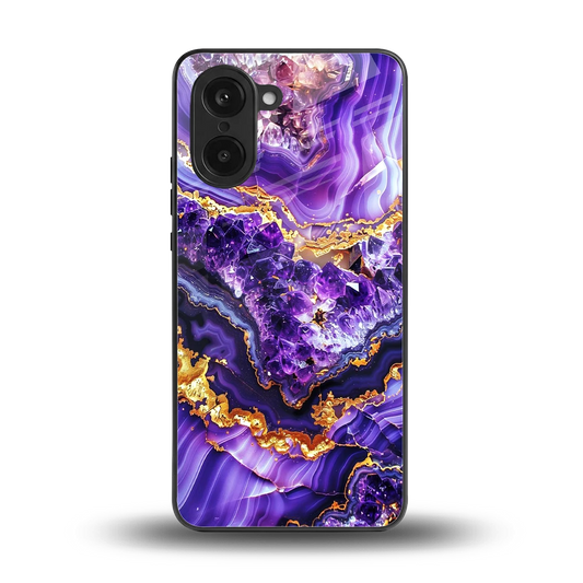 Purple Majesty back phone cover | glass case for oneplus nord ce5 5g