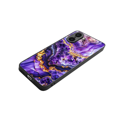 Purple Majesty stylish phone case for oneplus nord ce5 5g | glossy glass and slim fit