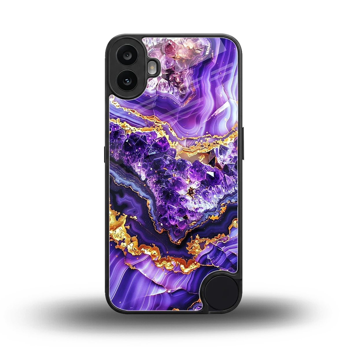 Purple Majesty back phone cover | glass case for cmf nothing phone 1