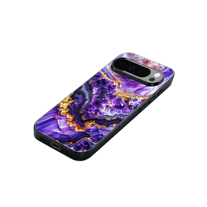 Purple Majesty stylish phone case for google pixel 10 pro xl | glossy glass and slim fit