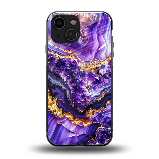 Purple Majesty back phone cover | glass case for iphone 13 mini