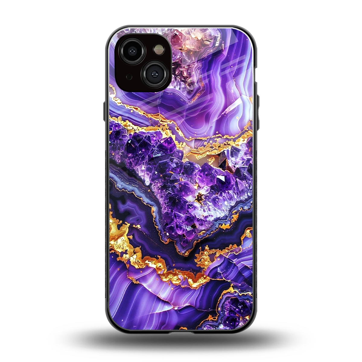 Purple Majesty back phone cover | glass case for iphone 14 plus