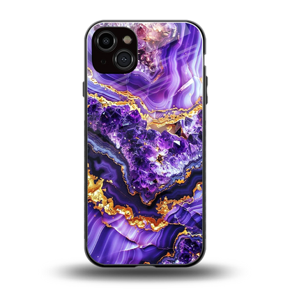 Purple Majesty back phone cover | glass case for iphone 14 plus