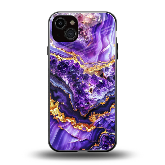 Purple Majesty back phone cover | glass case for iphone 14 plus