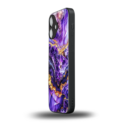Purple Majesty Phone Case for Iphone 16 | Glass Case