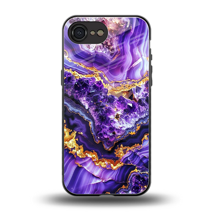 Purple Majesty back phone cover | glass case for iphone 16e
