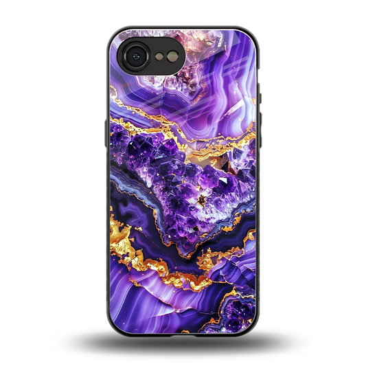 Purple Majesty back phone cover | glass case for iphone 16e