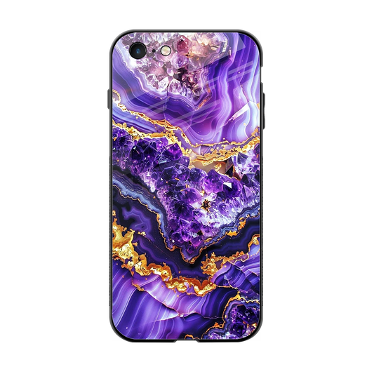 Purple Majesty back phone cover | glass case for iphone 6
