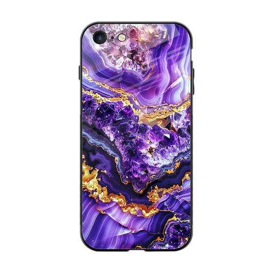 Purple Majesty back phone cover | glass case for iphone 7