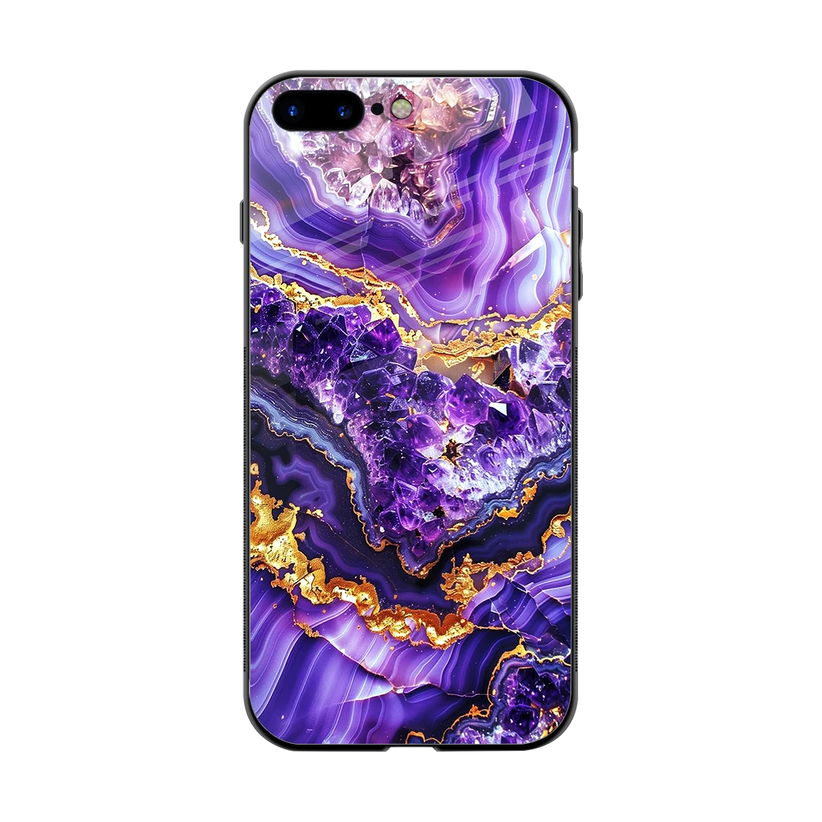 Purple Majesty back phone cover | glass case for iphone 8 plus