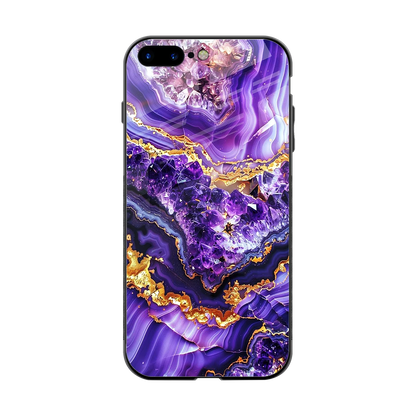 Purple Majesty back phone cover | glass case for iphone 8 plus