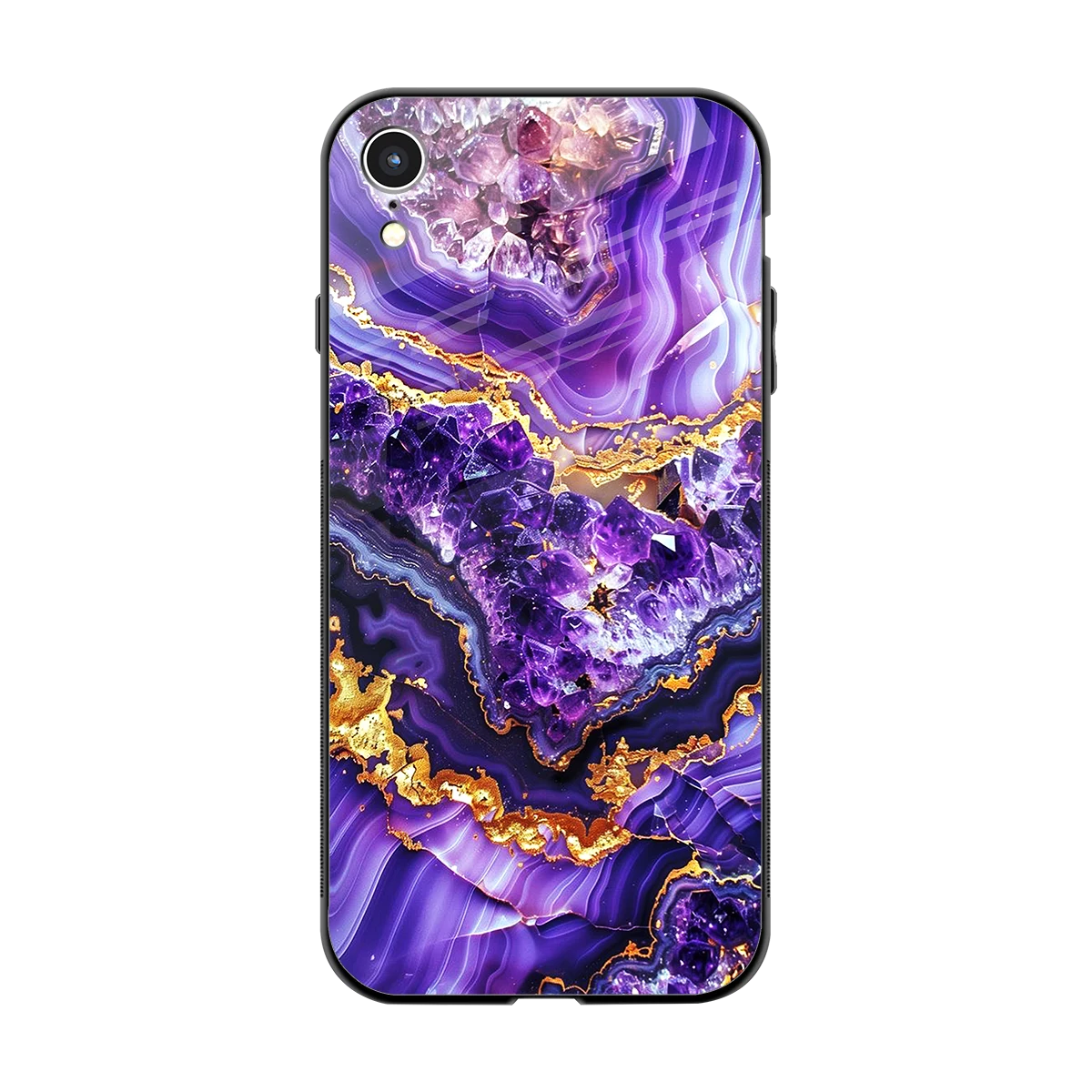 Purple Majesty back phone cover | glass case for iphone xr
