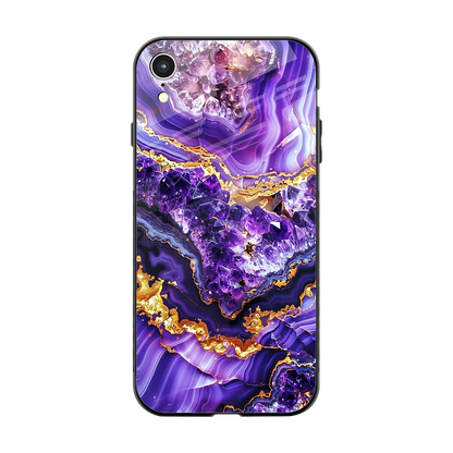 Purple Majesty back phone cover | glass case for iphone xr
