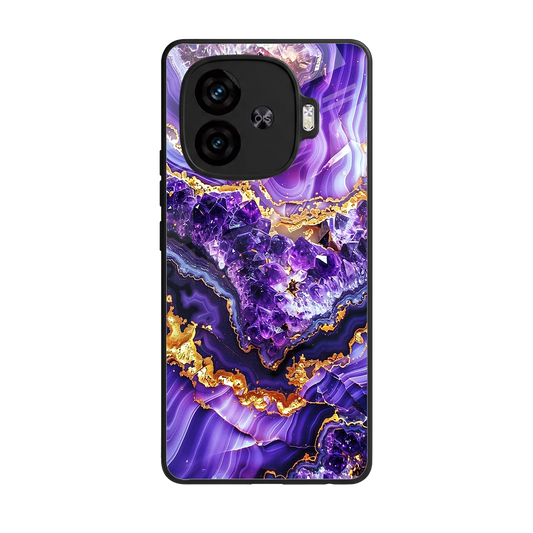 Purple Majesty back phone cover | glass case for iqoo neo 10r 5g