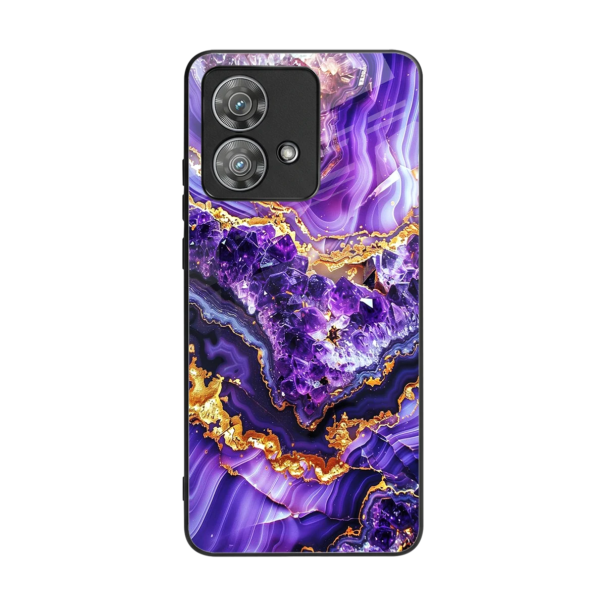 Purple Majesty back phone cover | glass case for motorola edge 40 neo 5g