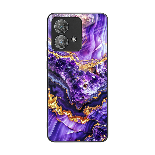 Purple Majesty back phone cover | glass case for motorola edge 40 neo 5g
