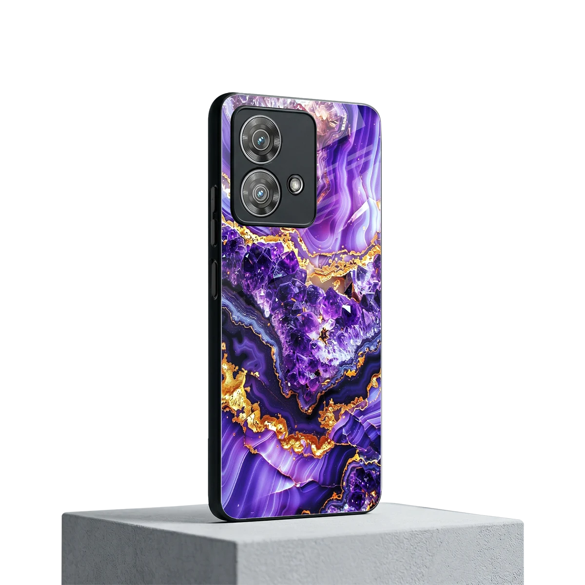 Purple Majesty motorola edge 40 neo 5g mobile cover | shockproof glass phone case