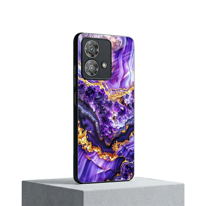 Purple Majesty motorola edge 40 neo 5g mobile cover | shockproof glass phone case