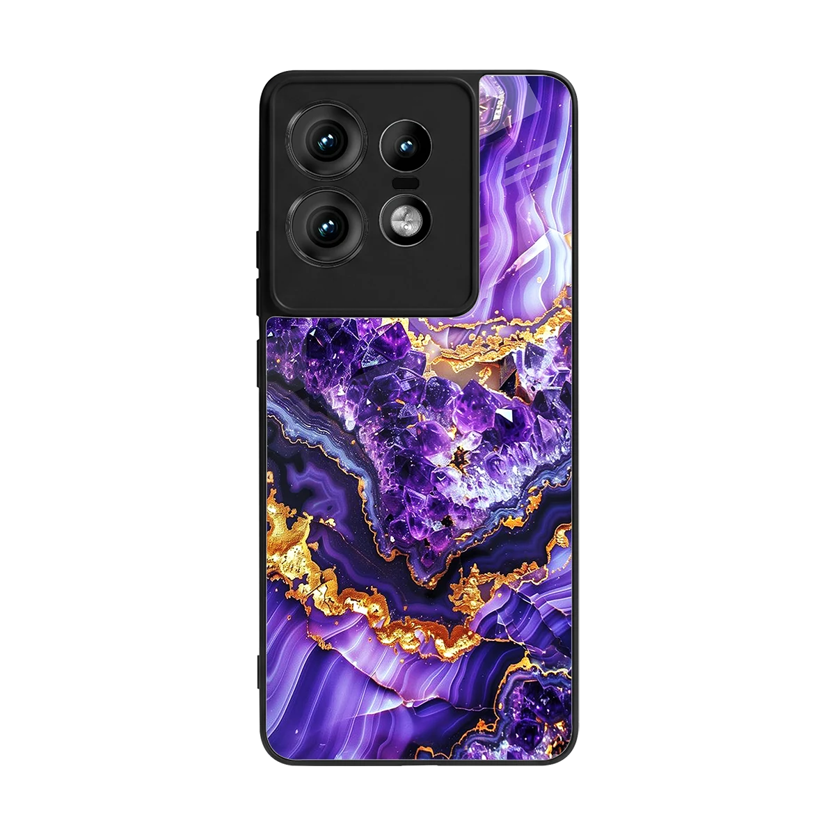 Purple Majesty back phone cover | glass case for motorola edge 50 pro