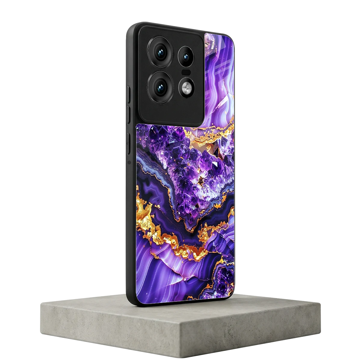 Purple Majesty motorola edge 50 pro mobile cover | shockproof glass phone case