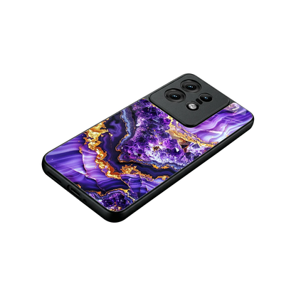 Purple Majesty stylish phone case for motorola edge 50 pro | glossy glass and slim fit